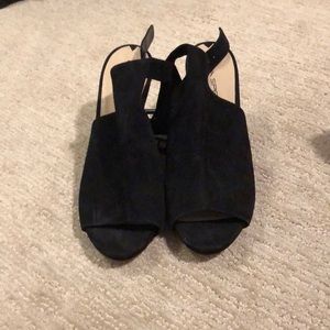 Via Spiga beautiful black wedge sandals